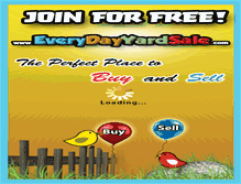 Tablet Screenshot of everydayyardsale.com